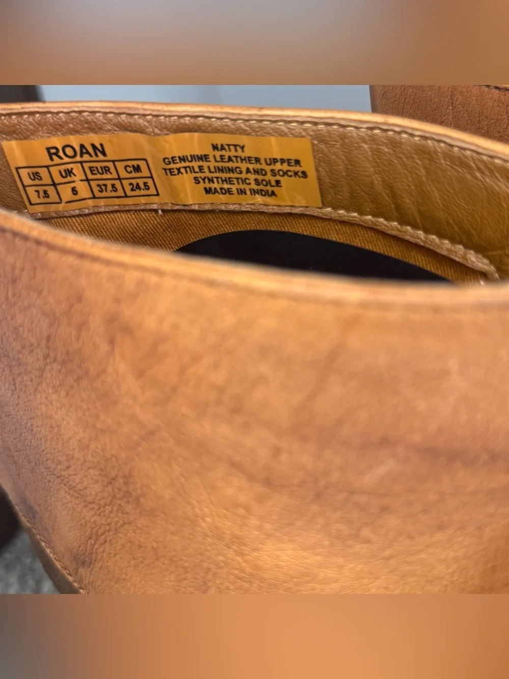ROAN by Bed Stu Natty Women’s 7.5 Brown Leather Suede Tall Riding Boots